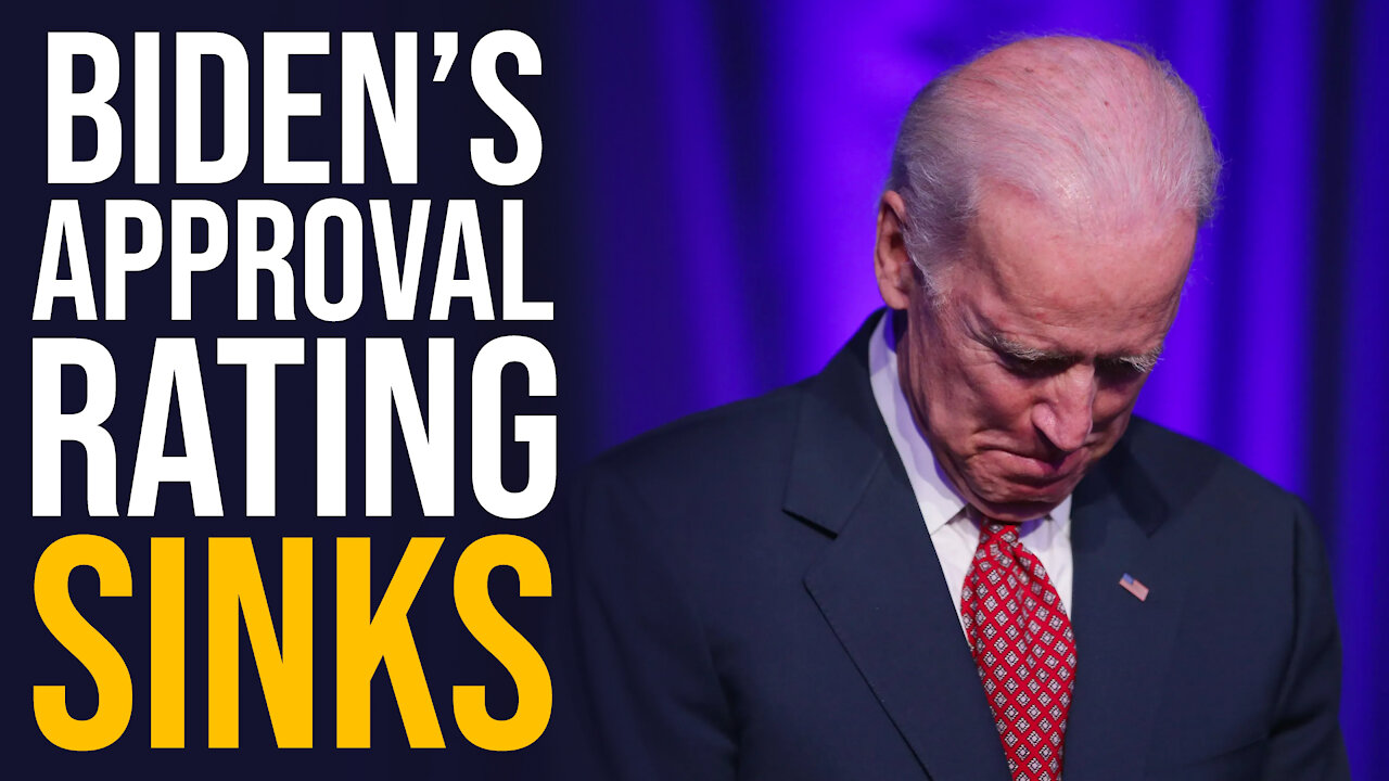 Biden's Approval Rating Sinks