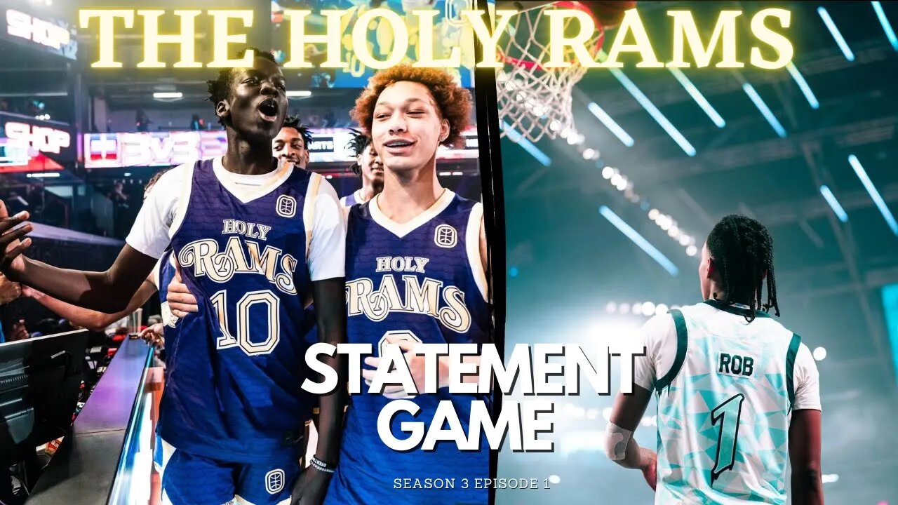 STATEMENT GAME| Holy Rams vs Rob Dillingham & The Cold Hearts| Dra Gibbs Leads a 20 point Comeback?!