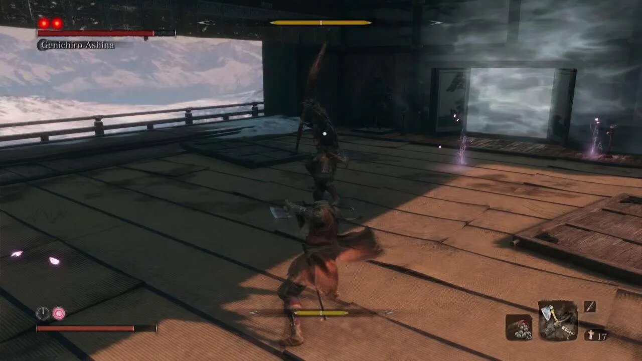 Sekiro: Shadows Die Twice Genichiro defeated 60fps PS5