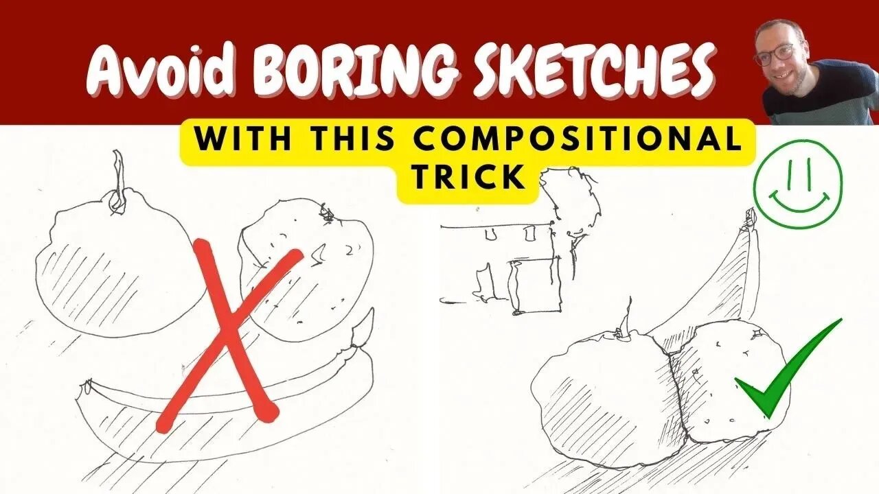 Line Work and Composition Tips to Avoid Boring Sketches