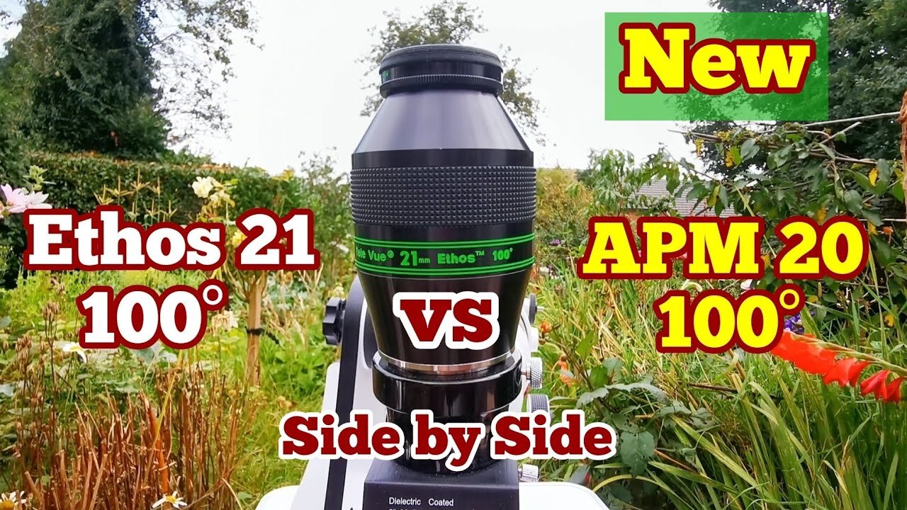 Comparing Televue Ethos 21 Against APM HDC 20mm, Daylight Use