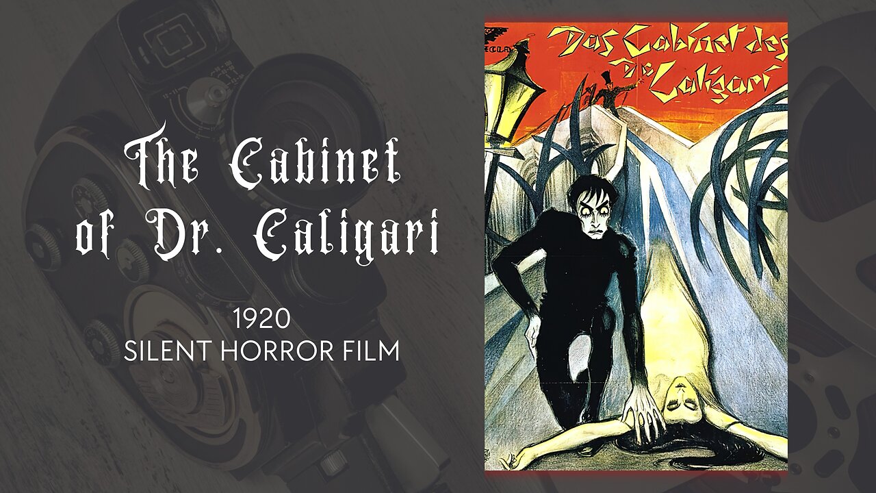 The Cabinet of Dr. Caligari (1920) | Silent Horror Film | Old Black and White Scary Movie