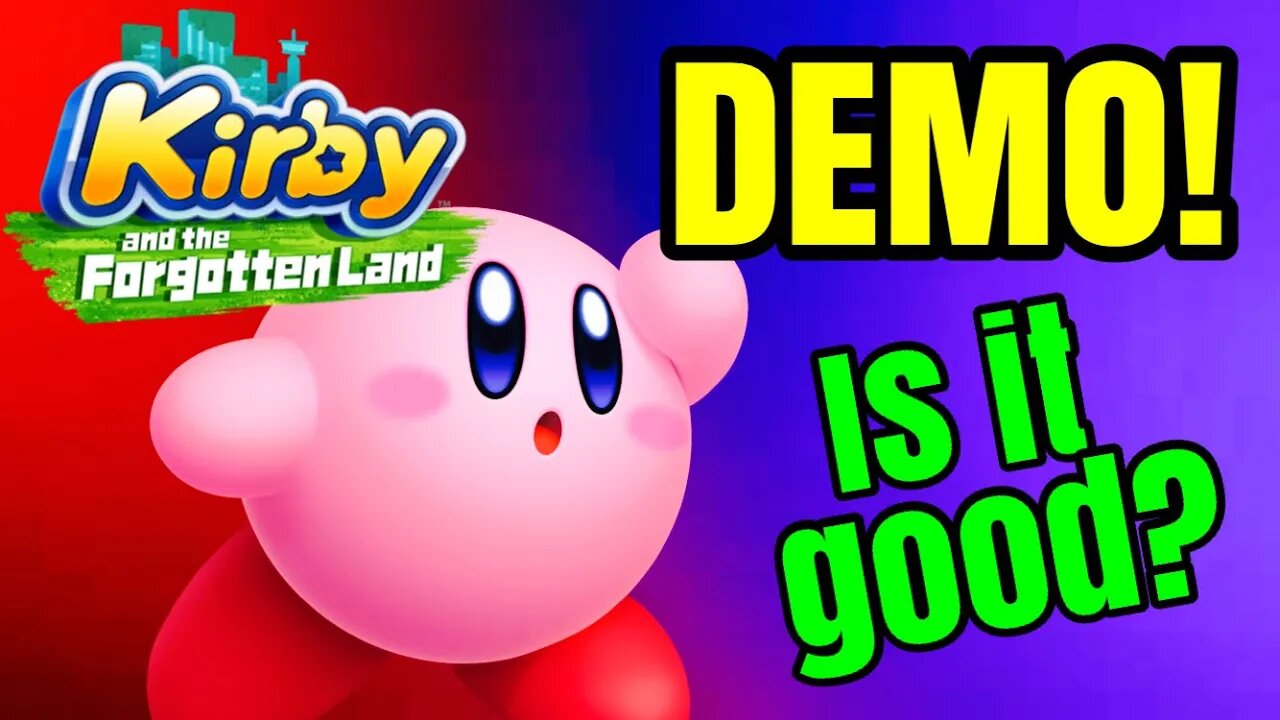 RAW Reaction to Kirby and the Forgotten Land DEMO