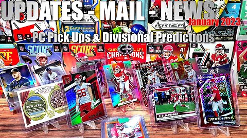 PC Pick Ups & Divisional Round Predictions | Updates, News & Mail January 2023 Football Cards & More