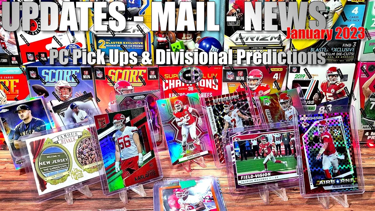 PC Pick Ups & Divisional Round Predictions | Updates, News & Mail January 2023 Football Cards & More