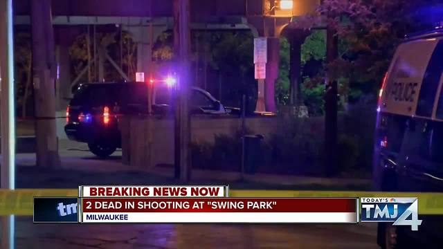 Milwaukee Police: 2 killed in shooting at "Swing Park" on Water Street