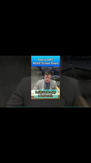 Dad SLAMS Woke School Board in Viral Clip
