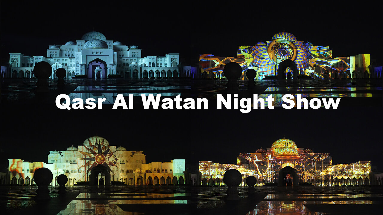 Qasr Al Watan palace Night Show Abu Dhabi AE