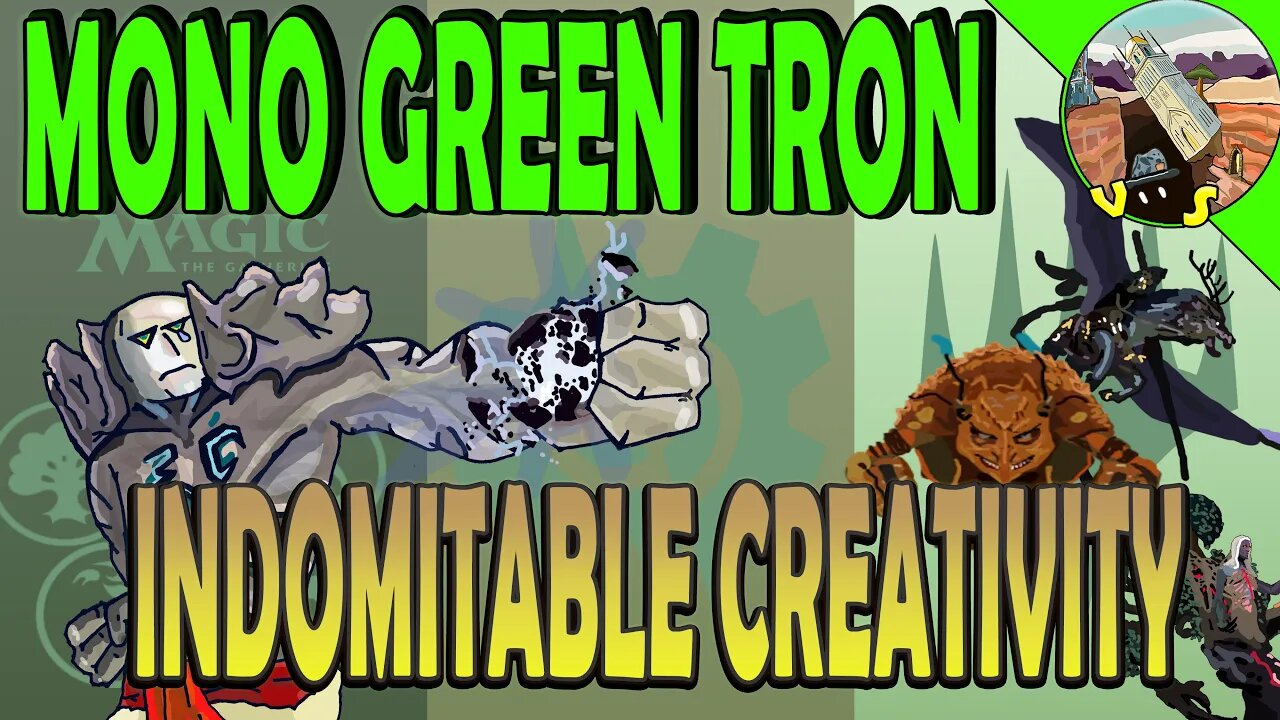 Mono Green Tron VS 5 Color Indomitable Creativity｜I Got Greedy ｜MTGO Modern League Match