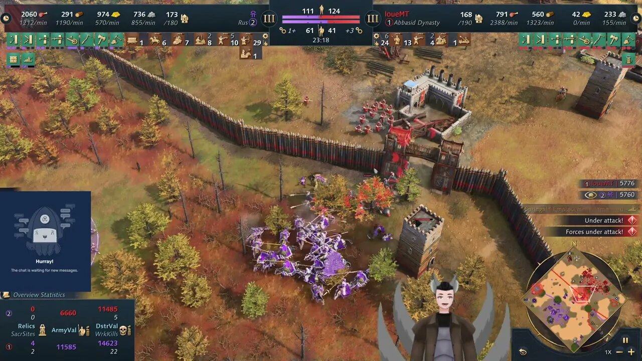 [Foreigne Name] (Rus) vs LoueMT (Abbasid Dynasty) || Age of Empires 4