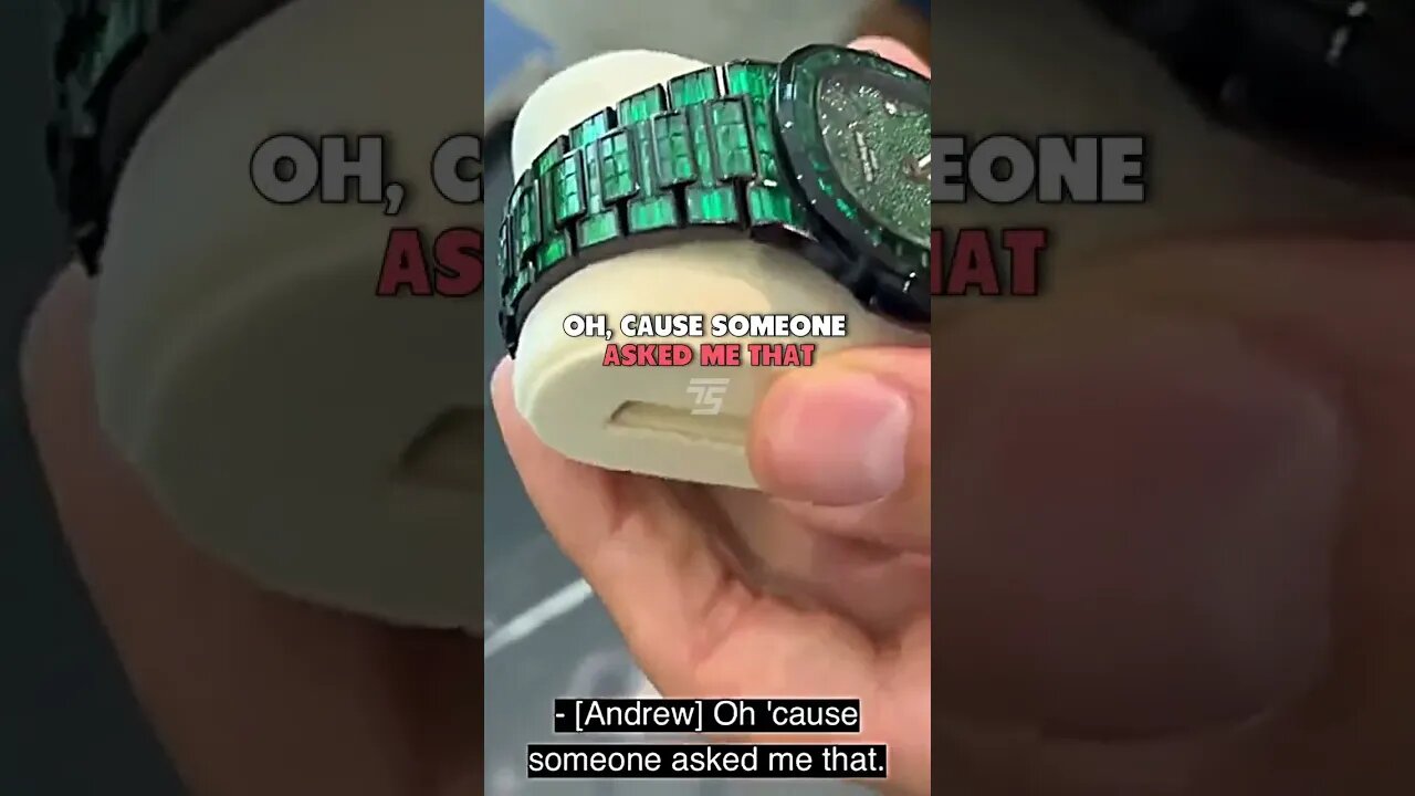 ANDREW BUYS 600K EMERALD WATCH🤩🤩🤩