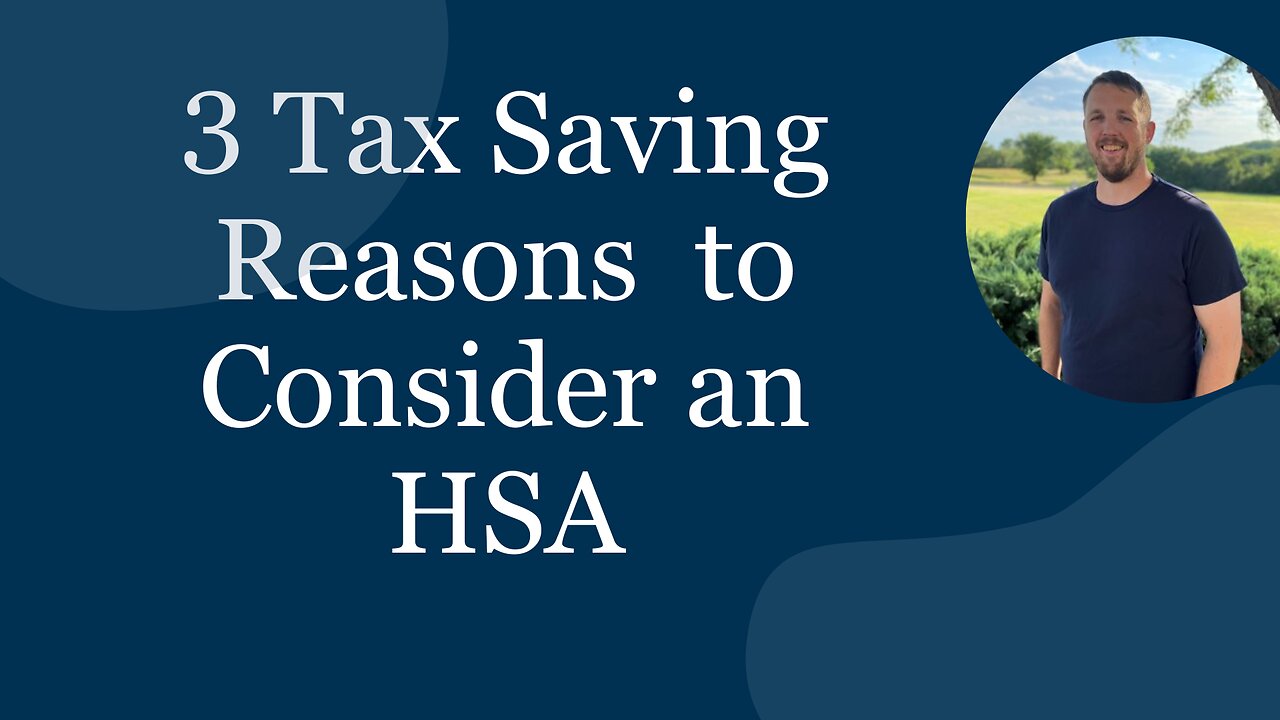 3 Tax Saving Reasons Why You Should Consider an HSA(Health Savings account) if you are eligible.