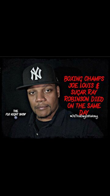 Boxing Champs Joe Louis & Sugar Ray Robinson Died On The Same Day | On This Day In History 📜