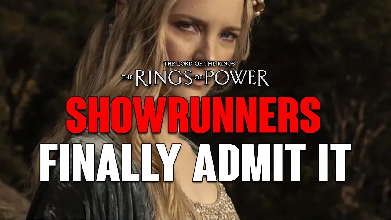 Rings of Power: Showrunners FINALLY Admit It, Tolkien Fans DON'T Matter!