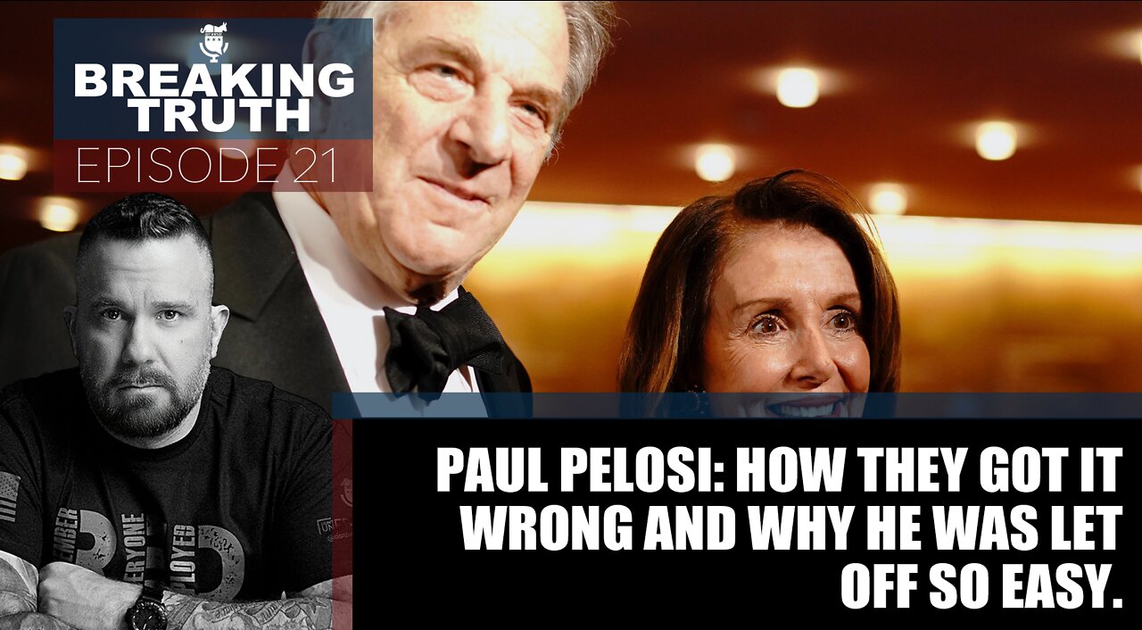 Breaking Truth: Paul Pelosi DUI stop on camera and why they got it wrong.