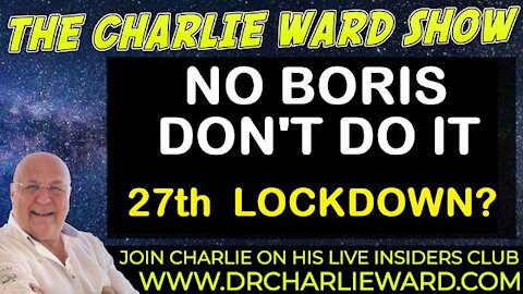 BREAKING NEWS - NO BORIS DON'T DO IT! WITH CHARLIE WARD