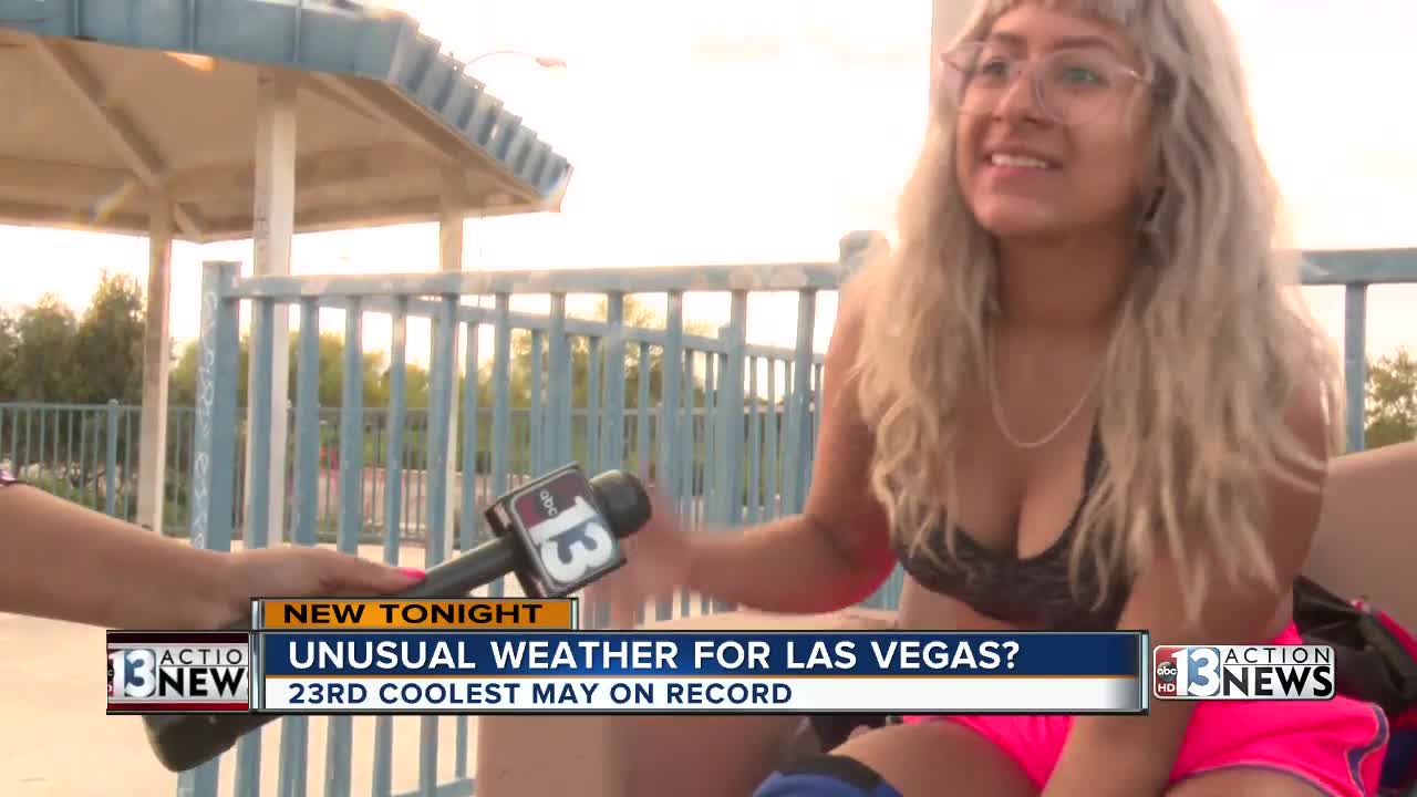 Southern Nevada experiencing 'cool' month of May