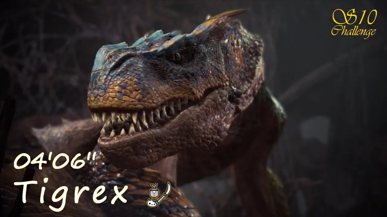 Tigrex (04'06'') | Insect Glaive | Monster Hunter World: Iceborne | "Sub 10 Challenge"