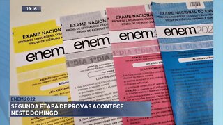 Enem 2022: Segunda Etapa de Provas acontecem neste Domingo.