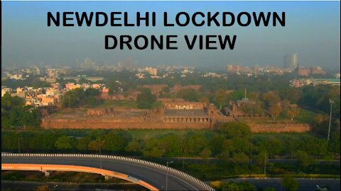 NEW DELHI DRONE VIEW-Lockdown