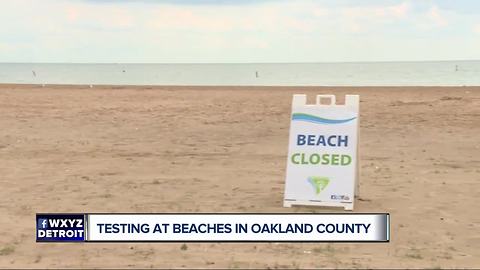 Testing beaches in Oakland County ahead of summer