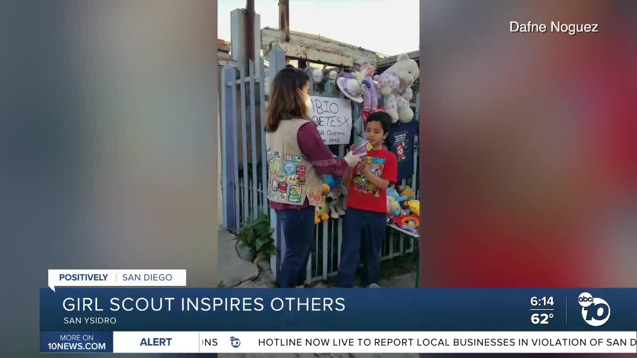 South Bay Girl Scout inspires others to give