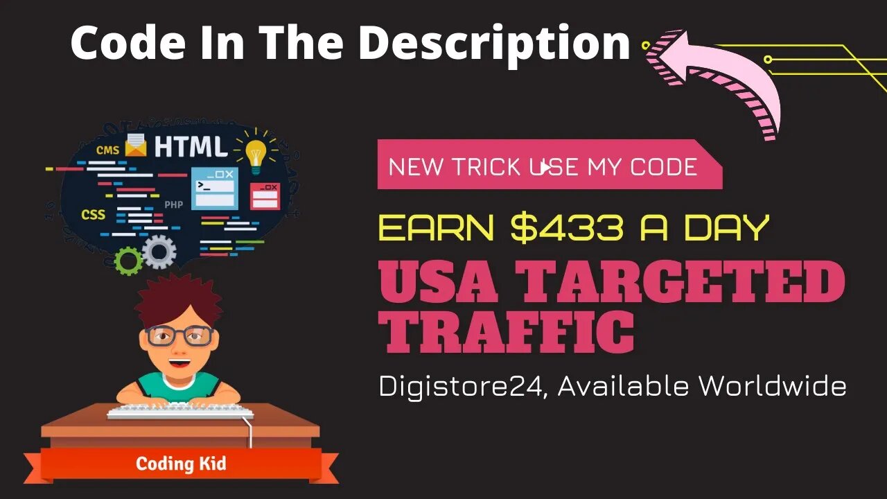 How To Get Unlimited Free Traffic To An Affiliate Link, Affiliate Marketing, Digistore24