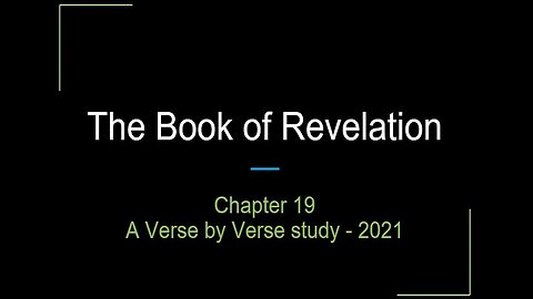 Revelation Chapter 19