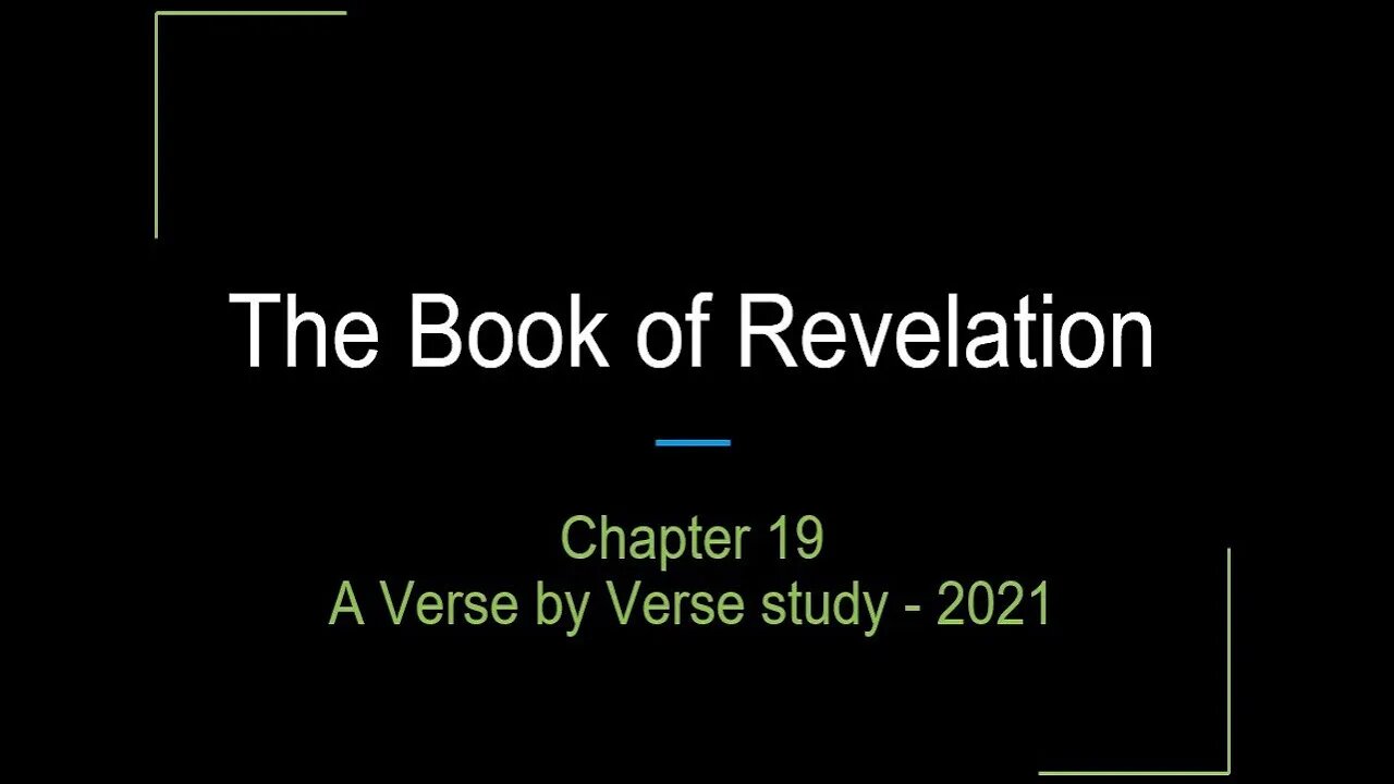 Revelation Chapter 19