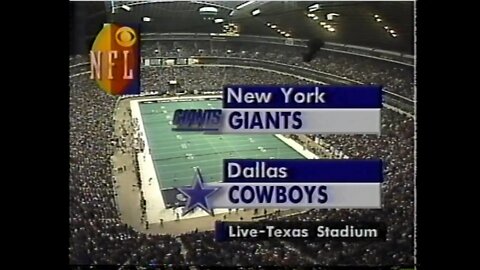 1992-11-26 New York Giants vs Dallas Cowboys(Upgrade)