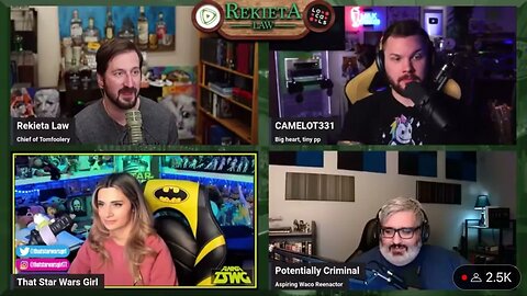 @griftcast Apologizes for Calling @RekietaLaw a Swinger