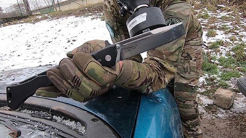 COLD STEELL LUZON LARGE - DESTRUCTION TEST - UNTIL IT BREAKS