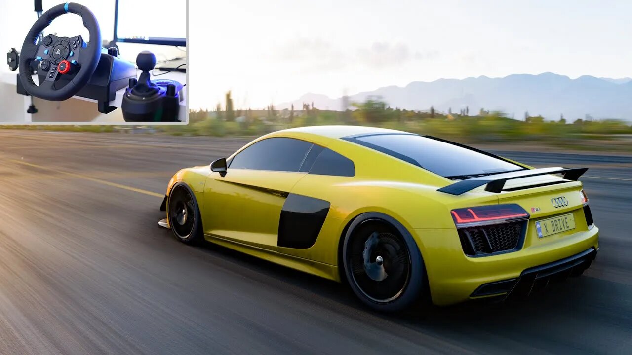 750HP Audi R8 V10 Jumping the Plane | Forza Horizon 5