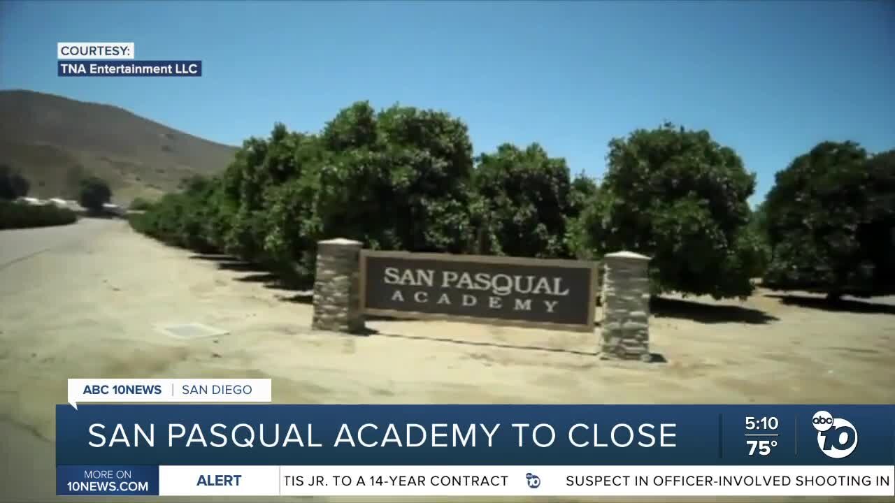 San Pasqual Academy to close
