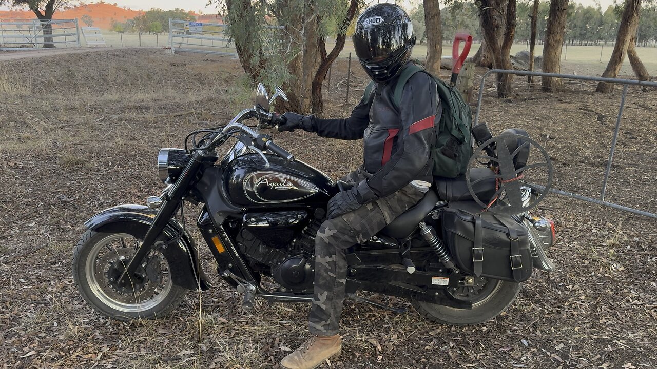 Metal-Detecting On A Motorcycle