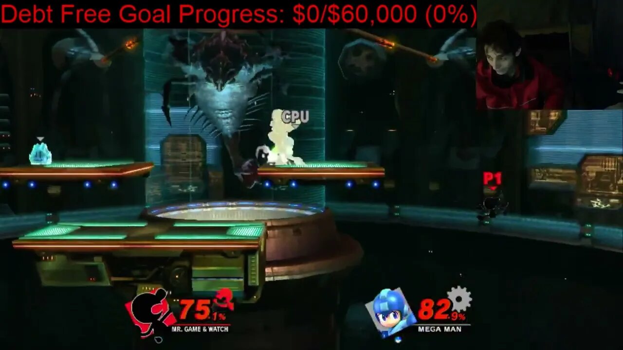 Mr Game & Watch VS Mega Man On The Hardest Difficulty In A Super Smash Bros Ultimate Match