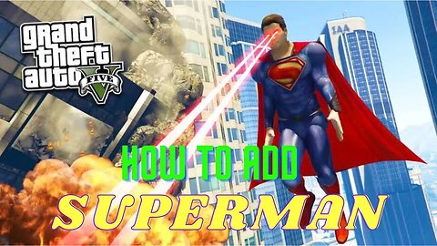 How to Install Superman in GTA 5 (2023) | How to Install Superman Addon Peds in GTA V | GTA 5 MOD