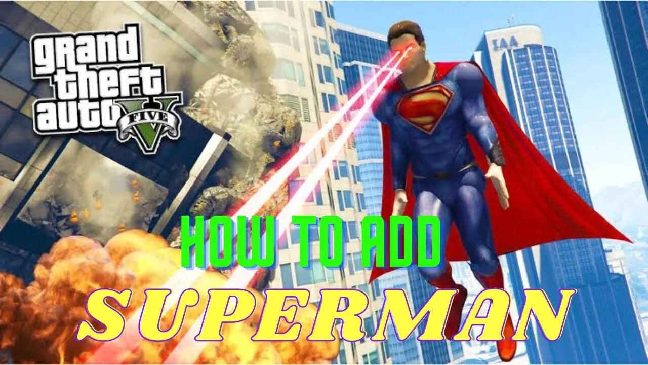 How to Install Superman in GTA 5 (2023) | How to Install Superman Addon Peds in GTA V | GTA 5 MOD