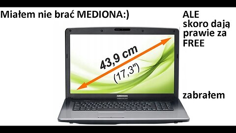 Medion Akoya E7222 - Laptop znaleziony na ZŁOMIE razem z innymi - Działa?