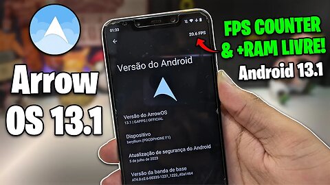 ROM ArrowOS v13.1 | NOVO LAUNCHER E MAIS RAM LIVRE! | VÁRIOS SMARTPHONES!