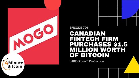 ‌Canadian‌ ‌Fintech Firm Purchases $1.5 Million Worth of Bitcoin