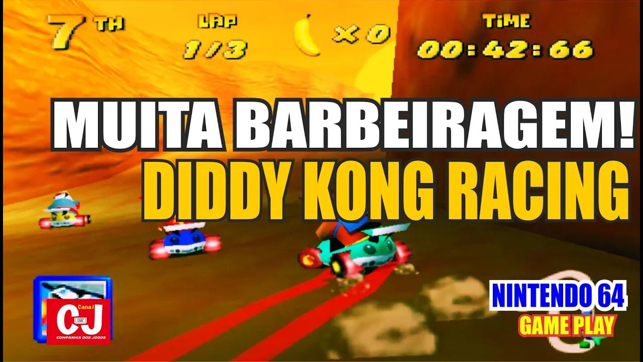 Muita Barbeiragem em Diddy Kong Racing (N64)