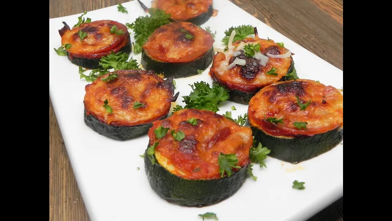 Zucchini Pizza Bites