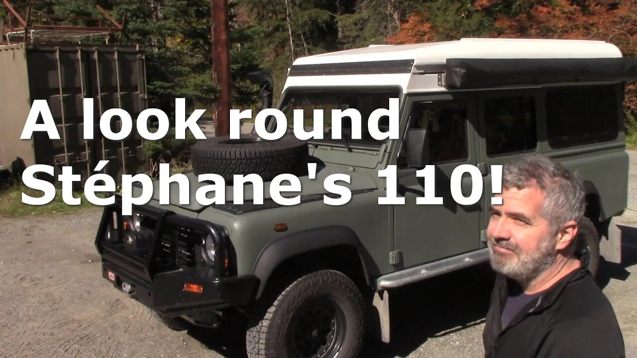 A look round Stéphane's 110!