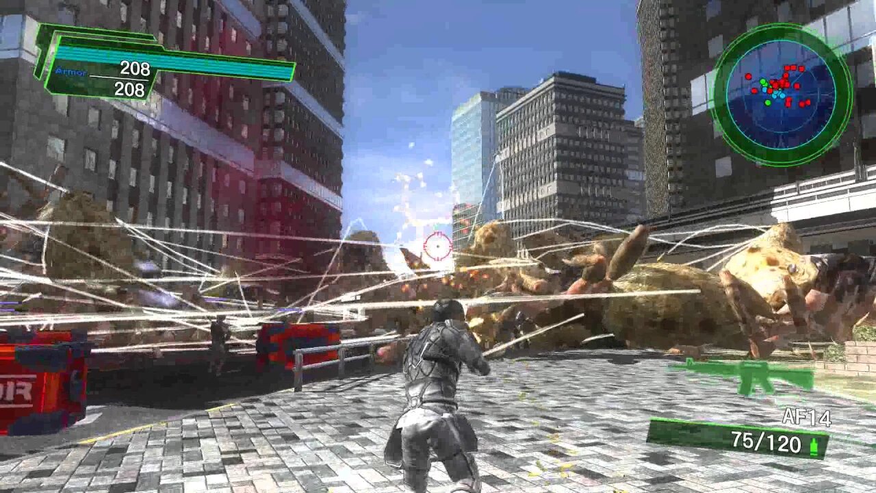 Earth Defense Force 4.1 gameplay