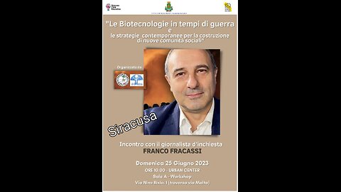 FRANCO FRACASSI A SIRACUSA 25 GIUGNO 2023