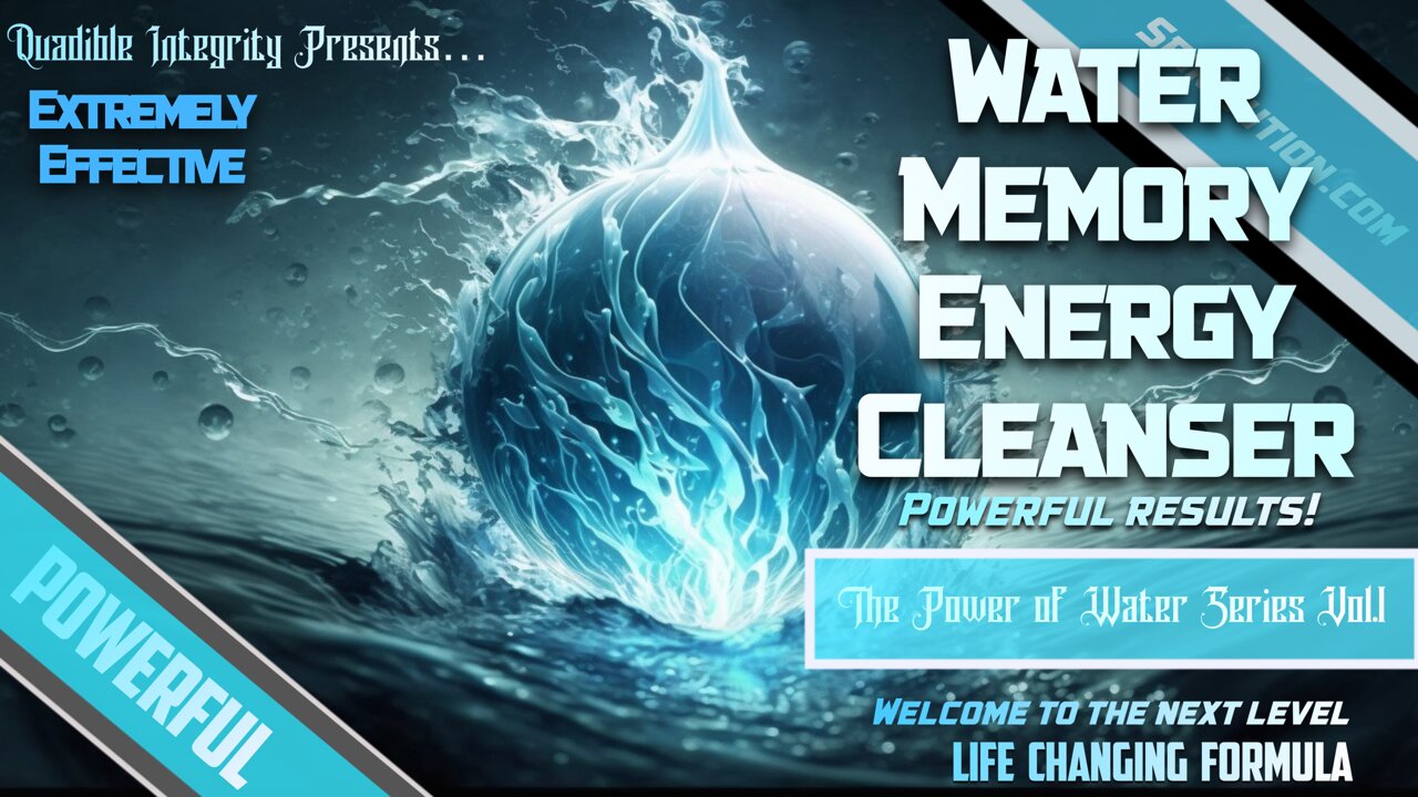 (Water Cleansing Music) ★Water Memory and Energy Cleanser ★ 1111Hz