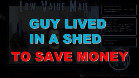 Guy Lived in a Shed to Save Money