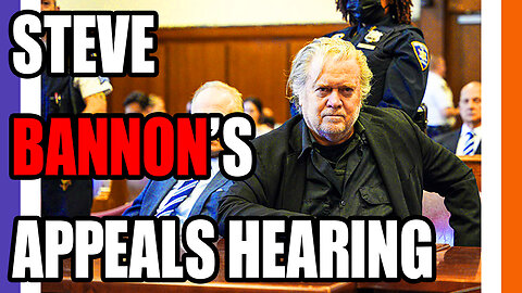 🔴LIVE: Steve Bannon's Appeals Hearing 🟠⚪🟣