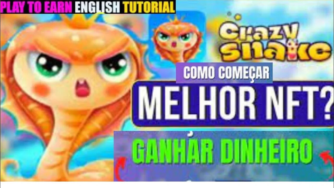 MELHOR JOGO NFT CRAZY SNAKE GRATUITO /TUTORIAL COMPLETO